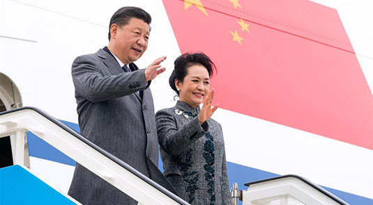 Chinese president arrives in Portugal for state visit