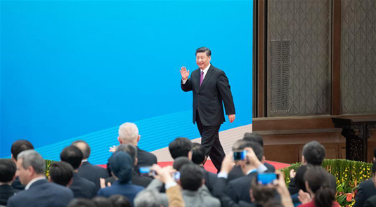 Xi meets the press as second BRF concludes