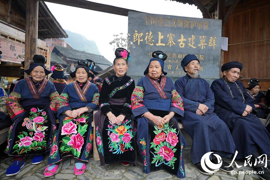 Village of the 'long-skirt Miao' in SW China's Guizhou