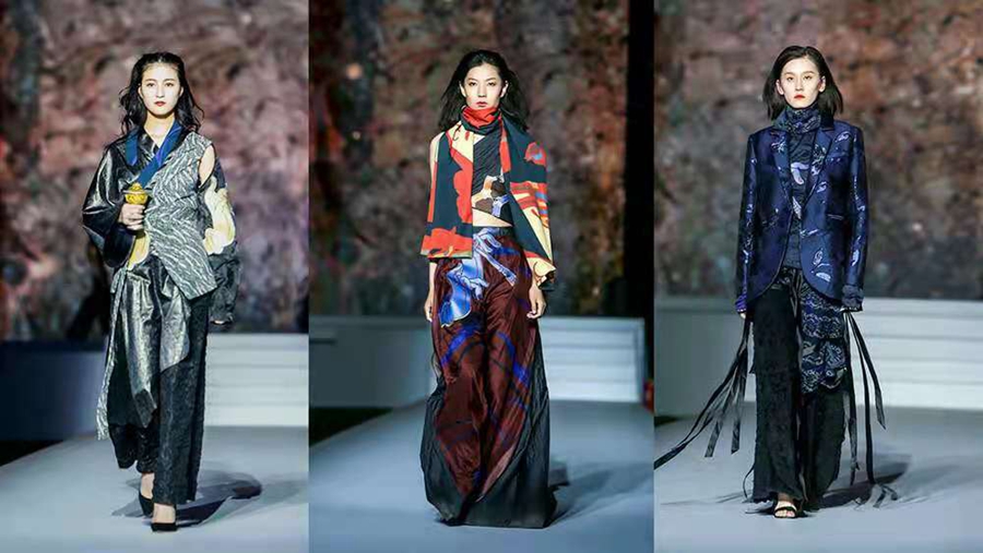 Dunhuang elements shine at int’l fashion week