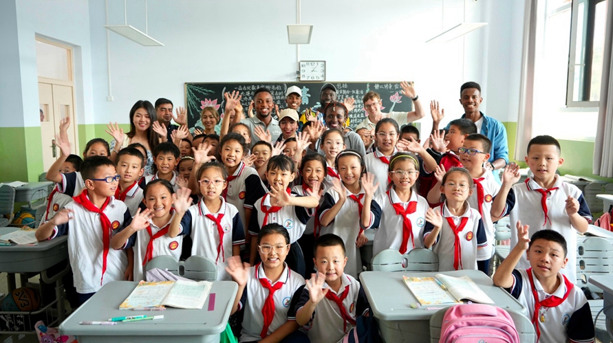 In pics: Contestants of 2023 "My Story of Chinese Hanzi" int'l competition experience rural life in N China's Shanxi