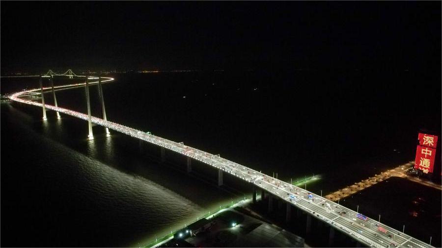 China's latest mega cross-sea link opens to traffic