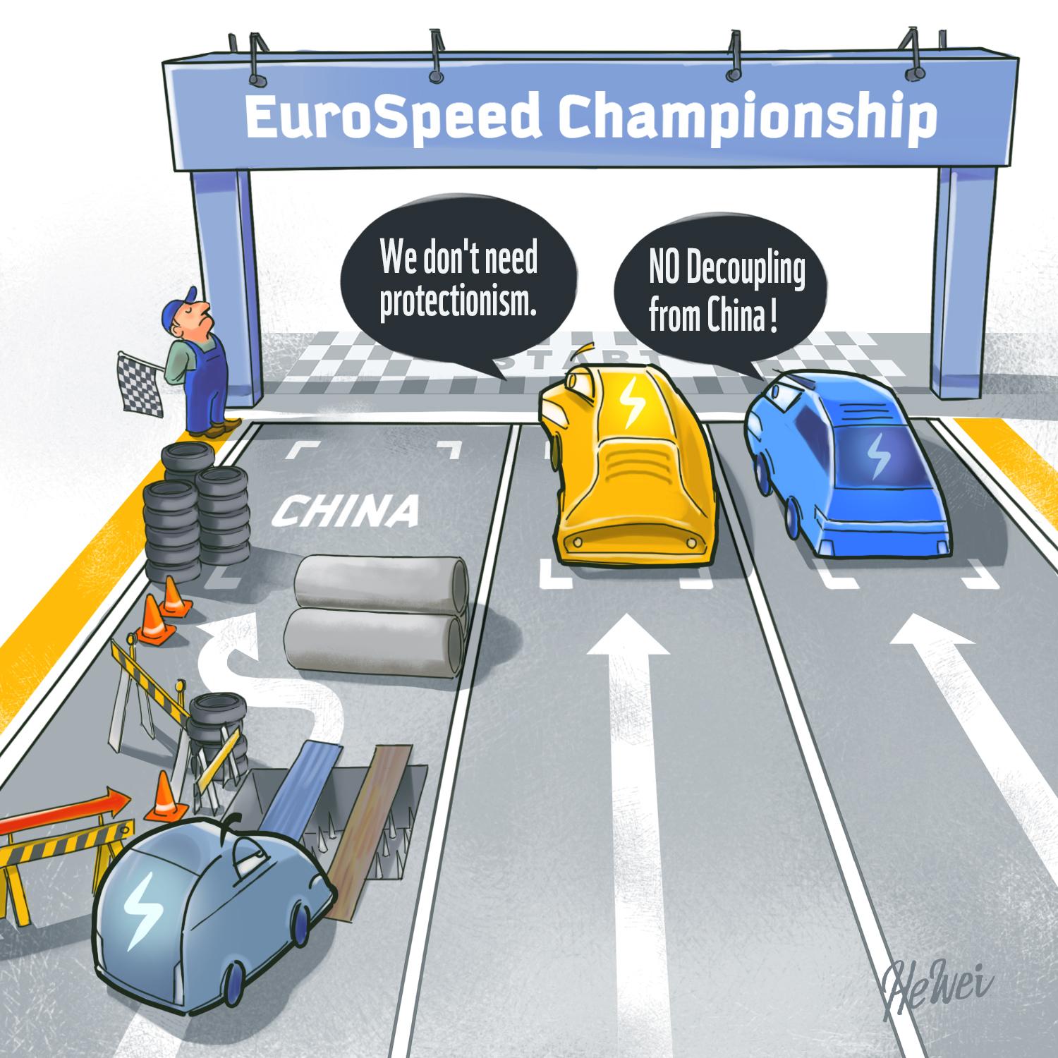 European automakers: "head to China!" instead of "decoupling from China"