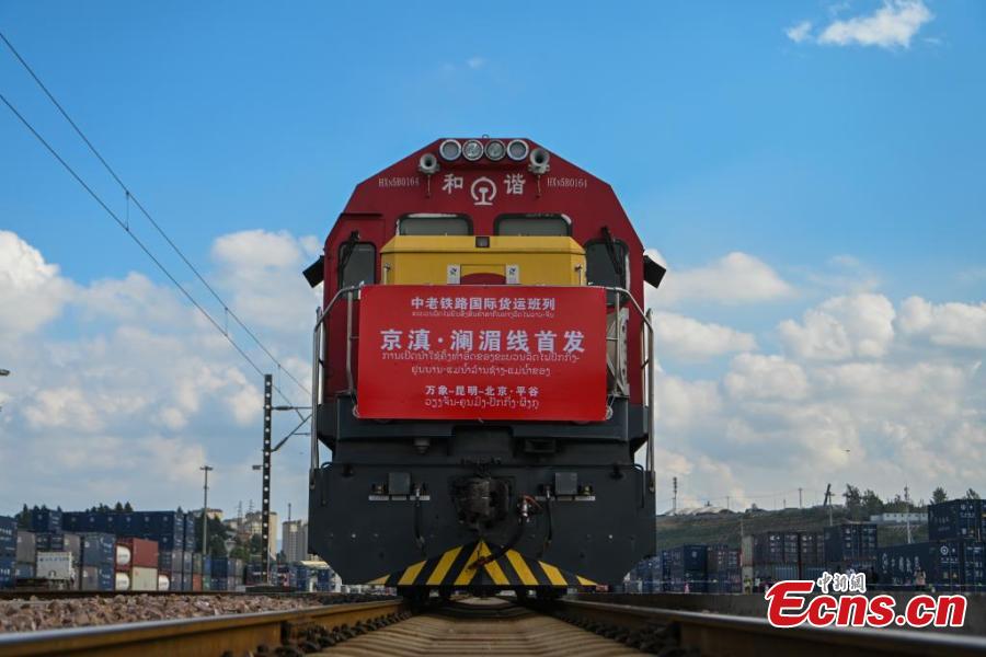 China launches new freight train route connecting Beijing, Southeast Asia